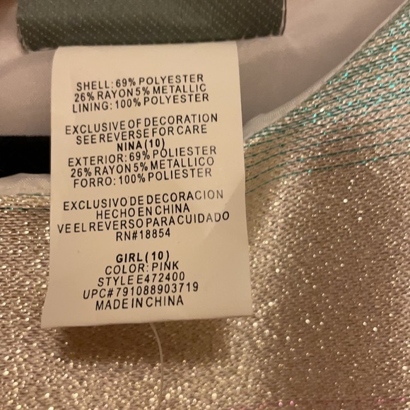 Brand New With Tag girls size 10 sleeveless high low dress - Picture 5 of 8